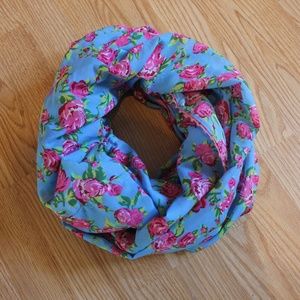 Betsey Johnson Floral Infinity Scarf